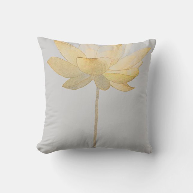Almohada de Lotus blanco (Anverso)