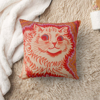 Almohada de LOUIS WAIN de arte de gato