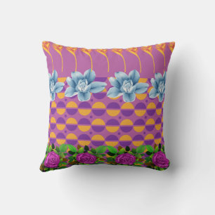 almohada de lujo con tiras, almohada de cama decor