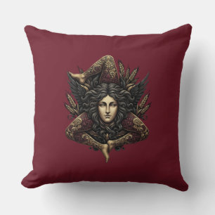 Almohada de lujo siciliana Trinacria