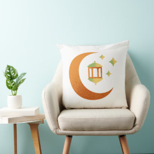 Almohada de Luna Creciente y Linterna