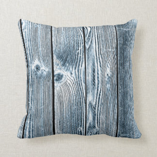 Almohada de madera del modelo del tinte azul
