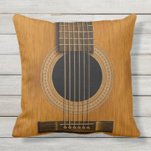 Almohada de madera natural de la música de la
