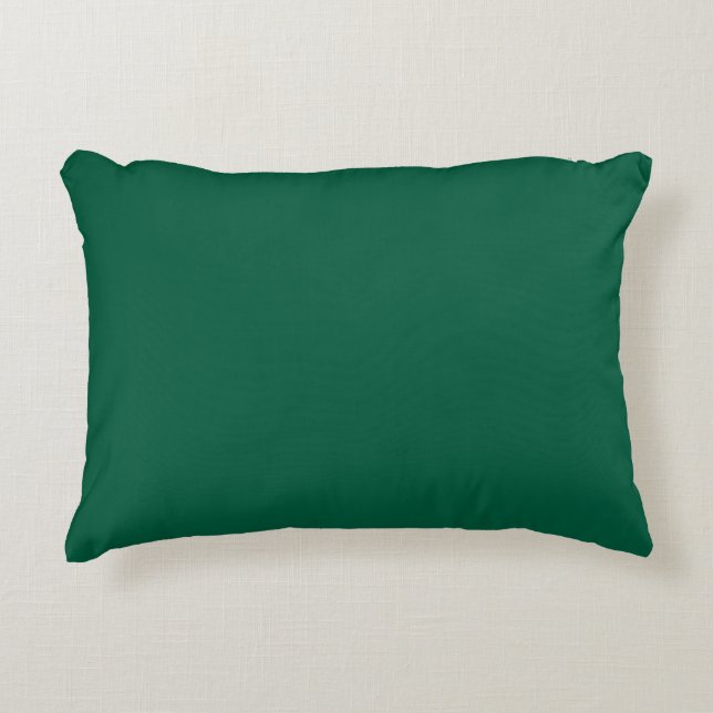 almohada de madera verde profundo (Anverso)