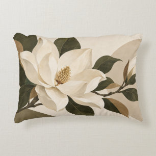 Almohada de magnolia de marfil moderna