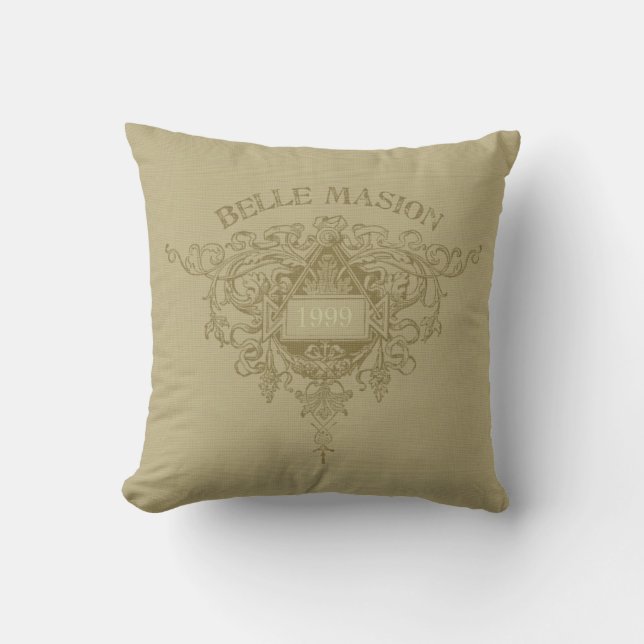Almohada de Maison de la belleza - beige (Anverso)