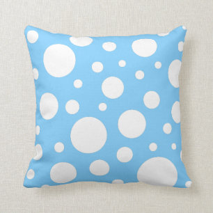 Almohada de manchas azules