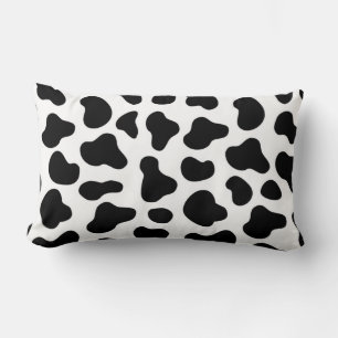 Almohada de manchas de vaca adorable