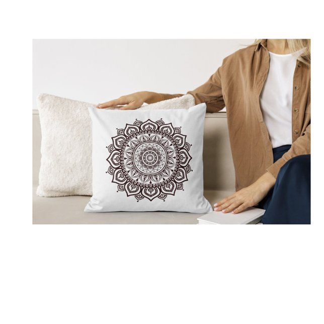 Almohada de mandala bohemio (Subido por el creador)