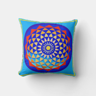 Almohada de Mandala de Paz y Amor