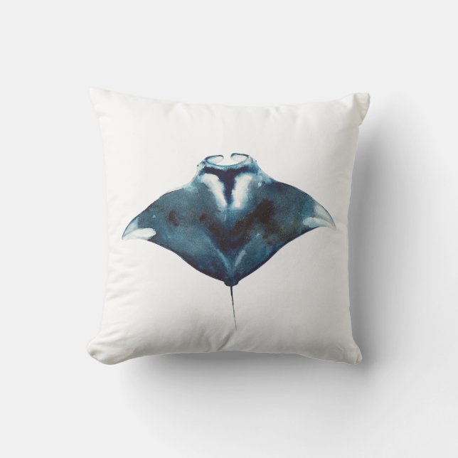 Almohada de Mantarraya Oceánica (Anverso)