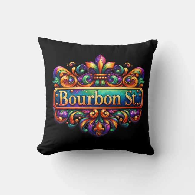 Almohada de Mardi Gras (Anverso)