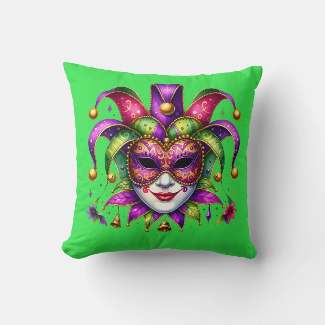Almohada de Mardi Gras (Anverso)