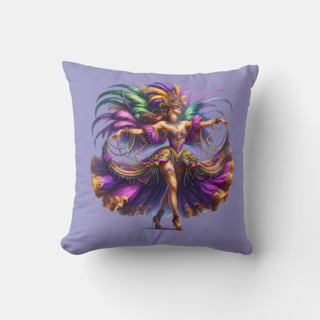 Almohada de Mardi Gras (Anverso)