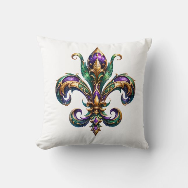 Almohada de Mardi Gras (Anverso)