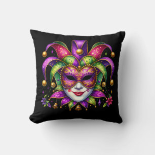 Almohada de Mardi Gras