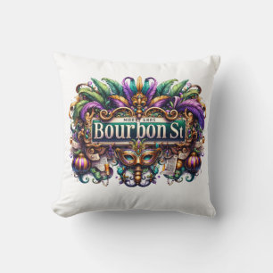 Almohada de Mardi Gras