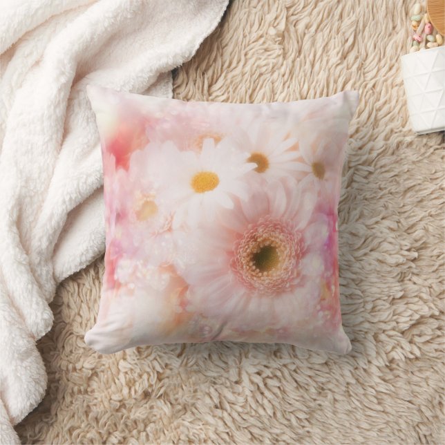 Almohada de margaritas suaves (Manta)