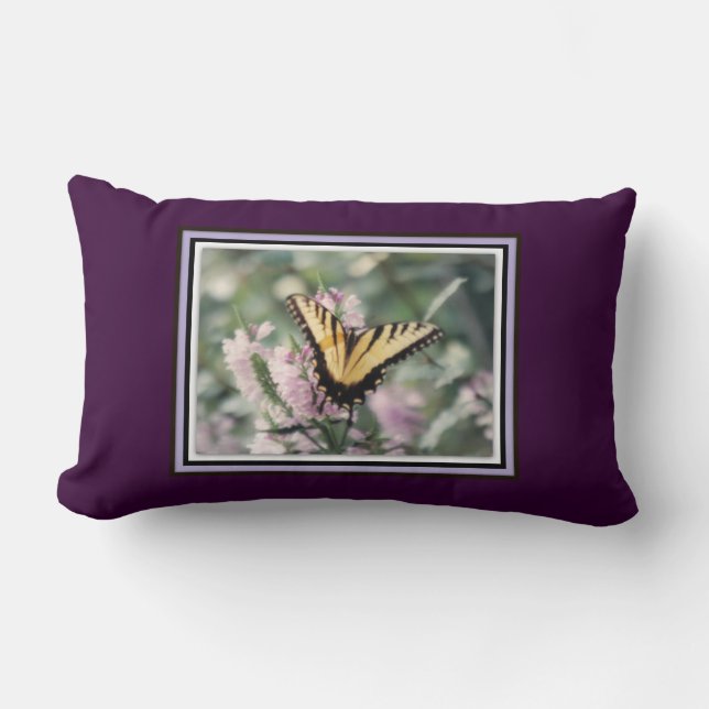 Almohada de Mariposa Amarilla (Anverso)