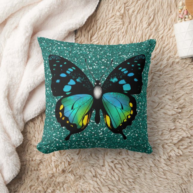 Almohada de mariposa de verano (Manta)