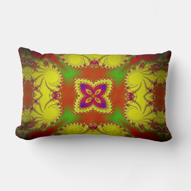 Almohada de mariposa digital (Anverso)