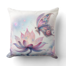 Almohada de mariposa encantada
