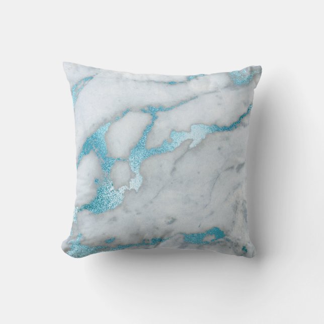 Almohada de mármol azul helada (Anverso)