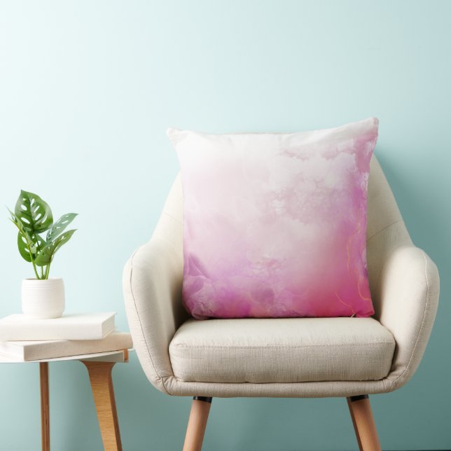 almohada de mármol rosa de tinta (Silla)