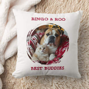 Almohada de mascota personalizada Mejores amigos g