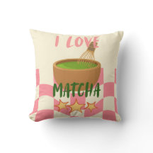 Almohada de Matcha | Cojín Kawaii de Matcha