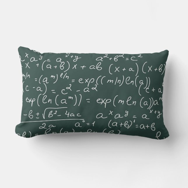 almohada de matemáticas (Anverso)