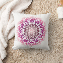 almohada de meditación Flor de Mandala de vida ros