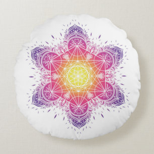 almohada de meditación   mandala   metatrón