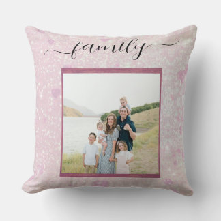 Almohada de memoria personalizada, foto de familia