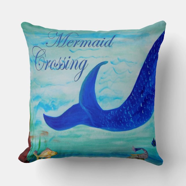 Almohada de Mermaid Crossing (Anverso)
