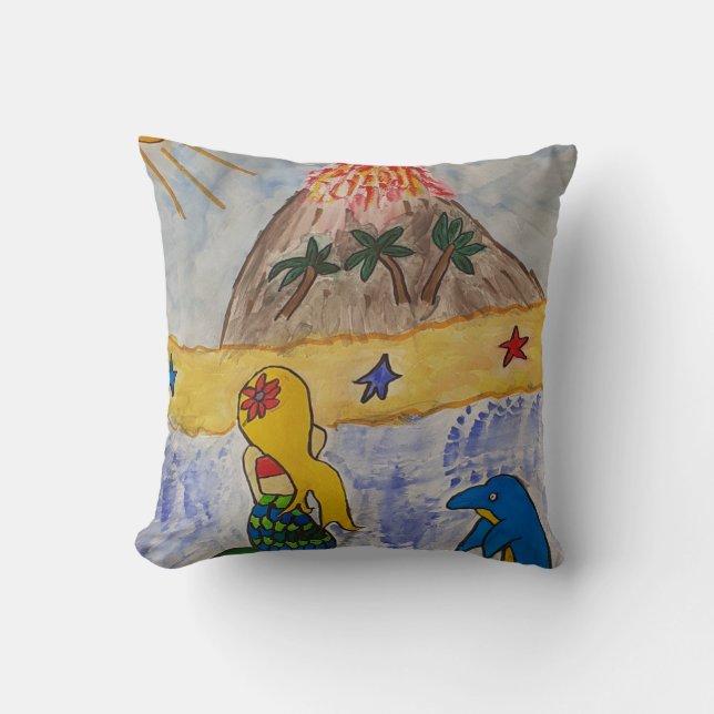 Almohada de Mermaid Island (Anverso)
