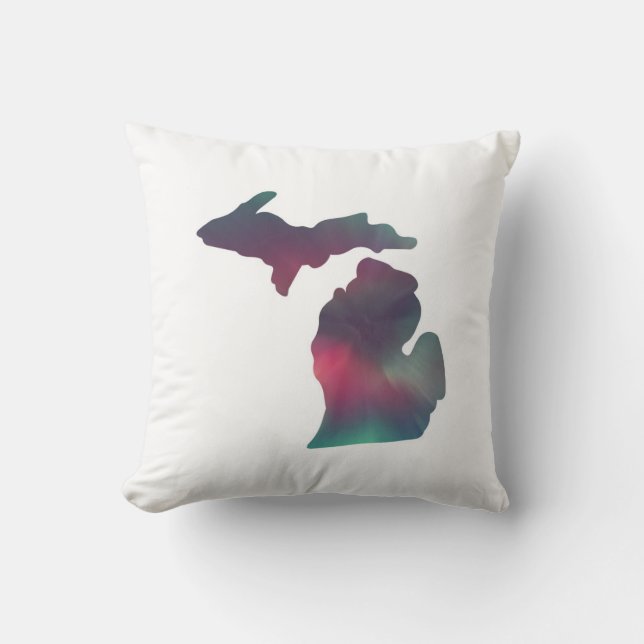 Almohada de Michigan Aurora (Anverso)