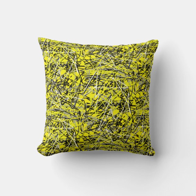 Almohada de minimalismo de arte abstracto (Anverso)