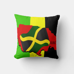 almohada de mojo de la bandera de Jamaica