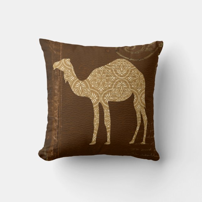 Almohada de MoJo de la silueta del camello (Anverso)
