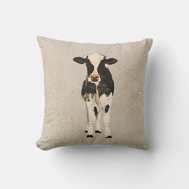 Almohada de MoJo de la vaca del ónix y de la (Anverso)