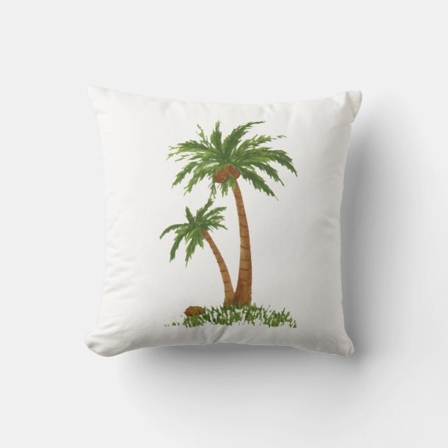 Almohada de MoJo del americano de la palmera (Anverso)