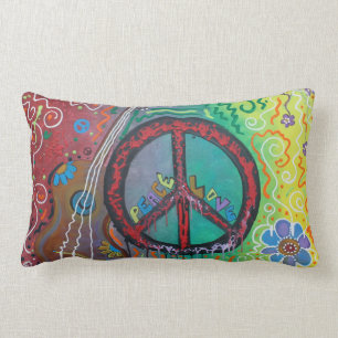 Almohada de MoJo del americano del amor de la paz