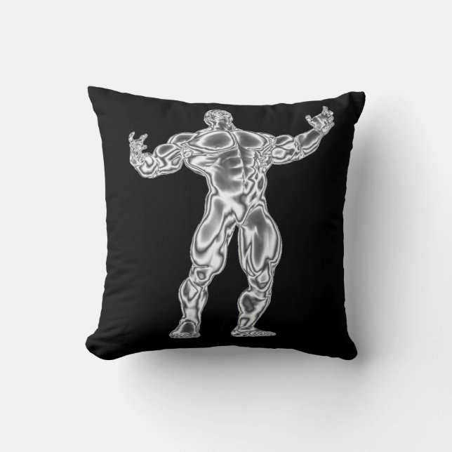 Almohada de MoJo del americano del Bodybuilder del (Anverso)