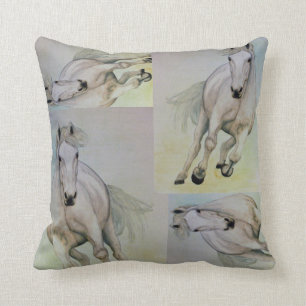 Almohada de MoJo del americano del caballo blanco