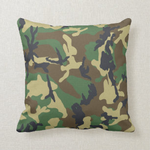 Almohada de MoJo del americano del camuflaje