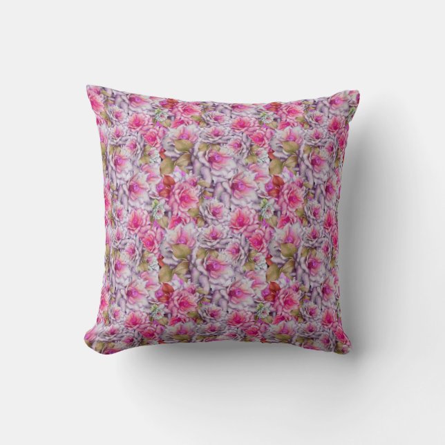 Almohada de Mojo del americano del estampado de (Anverso)