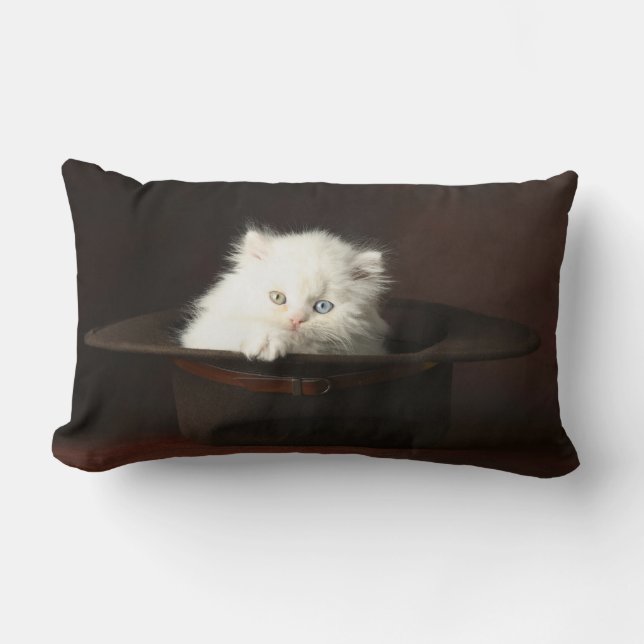 Almohada de MoJo del americano del gatito (Anverso)