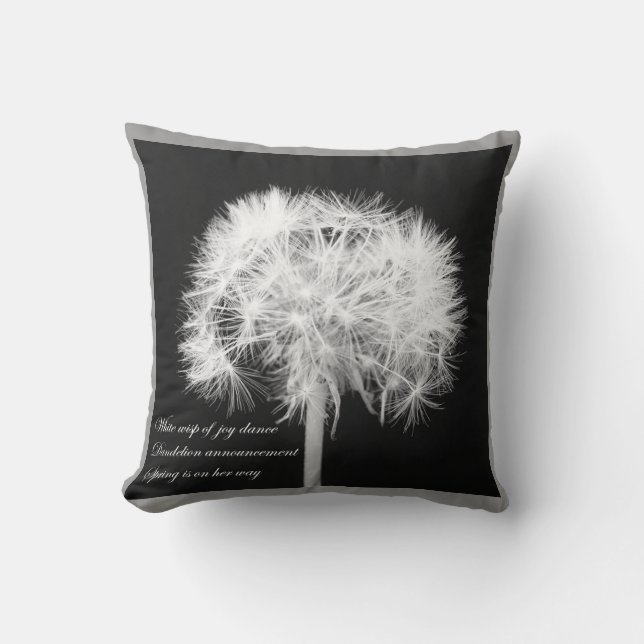 Almohada de MoJo del americano del Haiku del (Anverso)