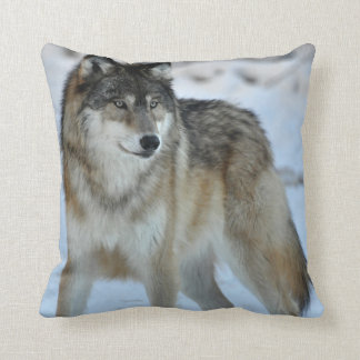 Almohada de MoJo del americano del lobo gris